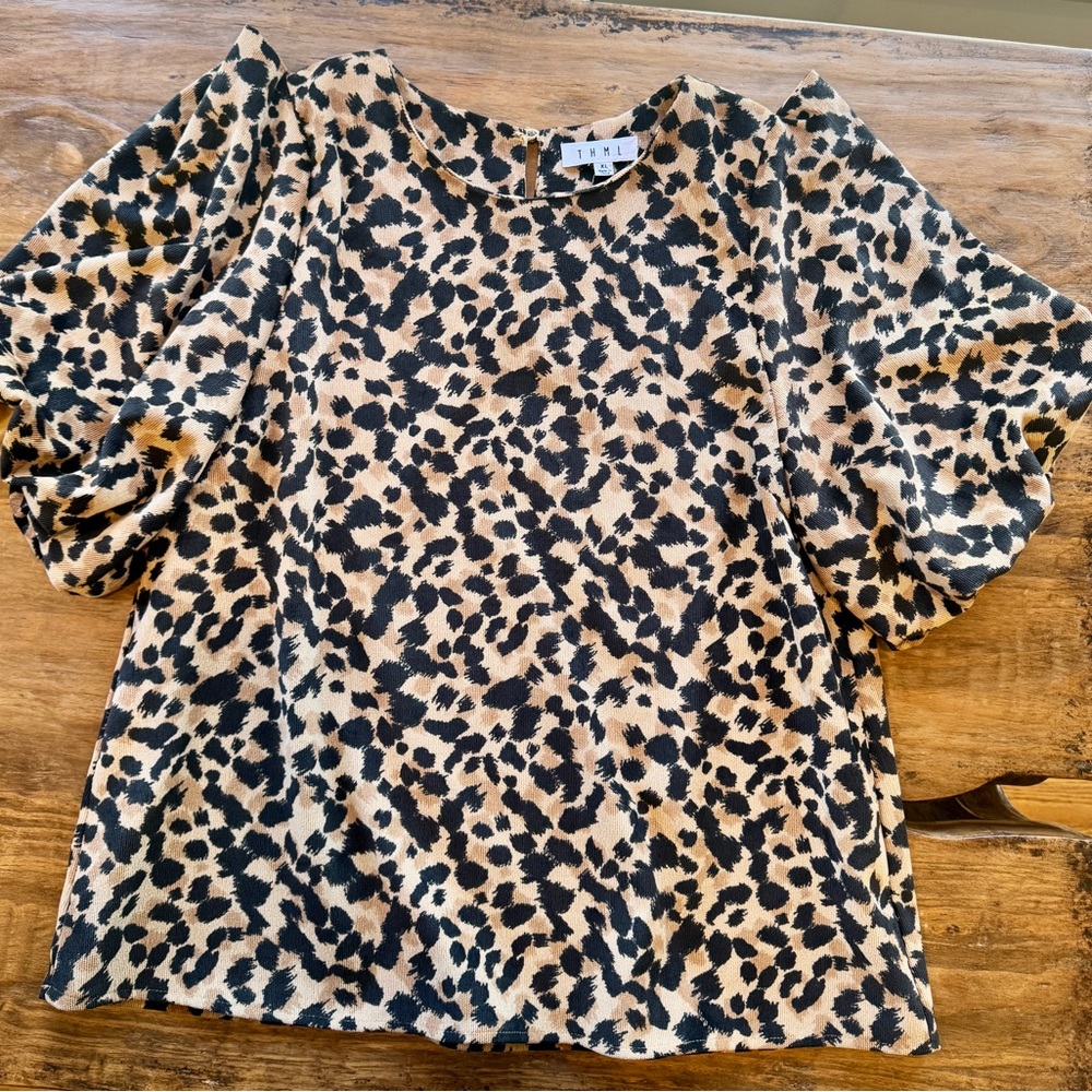 Leopard Print Women's Top